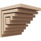 Ekena Millwork 4"W x 4"D x 4"H Wide Landon Rough Cedar Woodgrain TimberThane Corbel, Primed Tan CORUR04X04X04LANRCPR - alternate 1